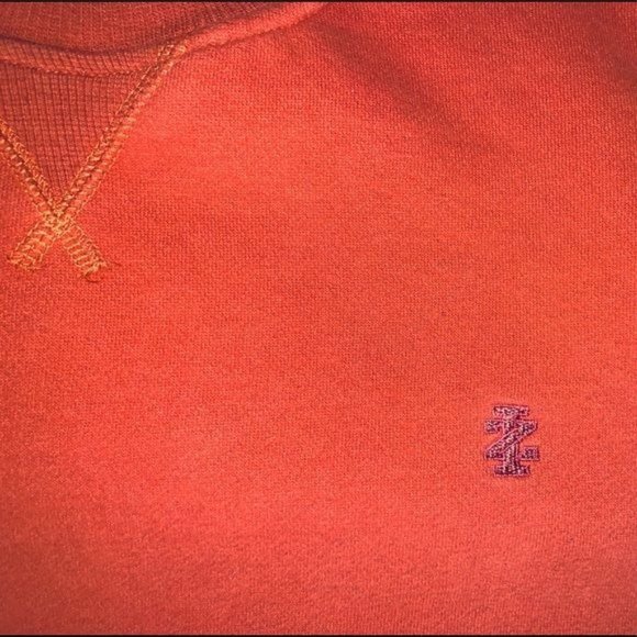 Izod Men’s Large Orange Long Sleeve Sweater - Picture 4 of 6